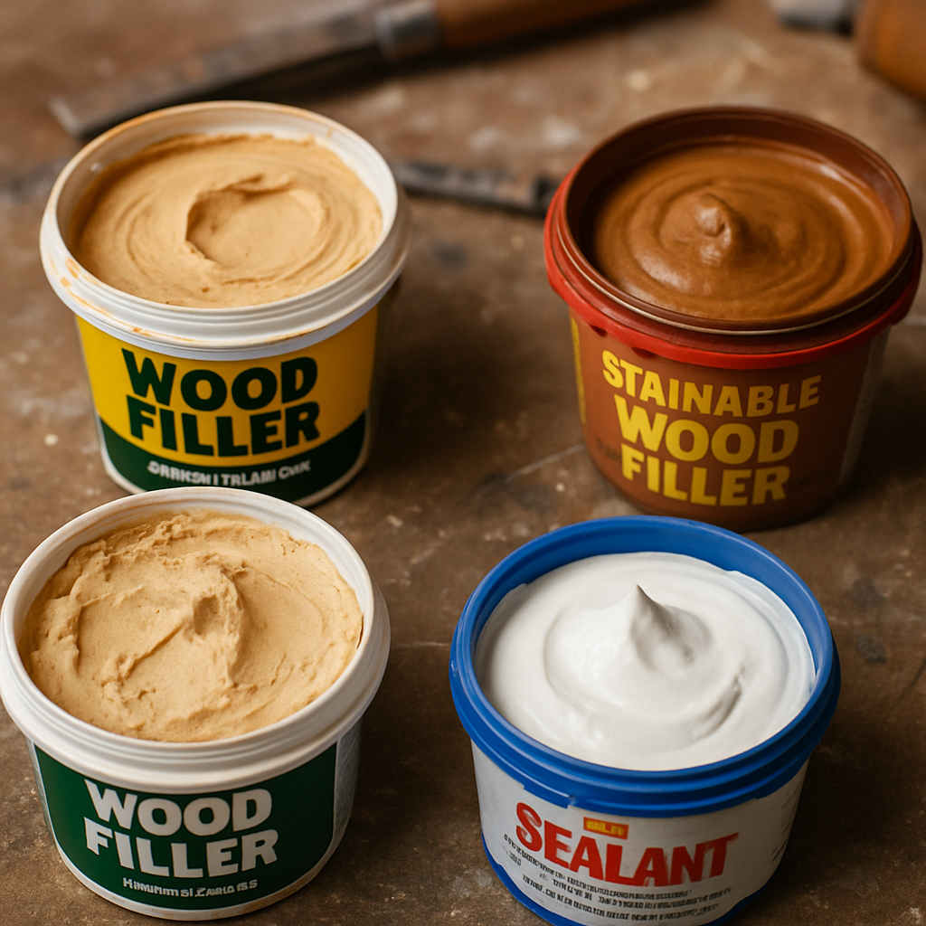 Sealant and filler containers
