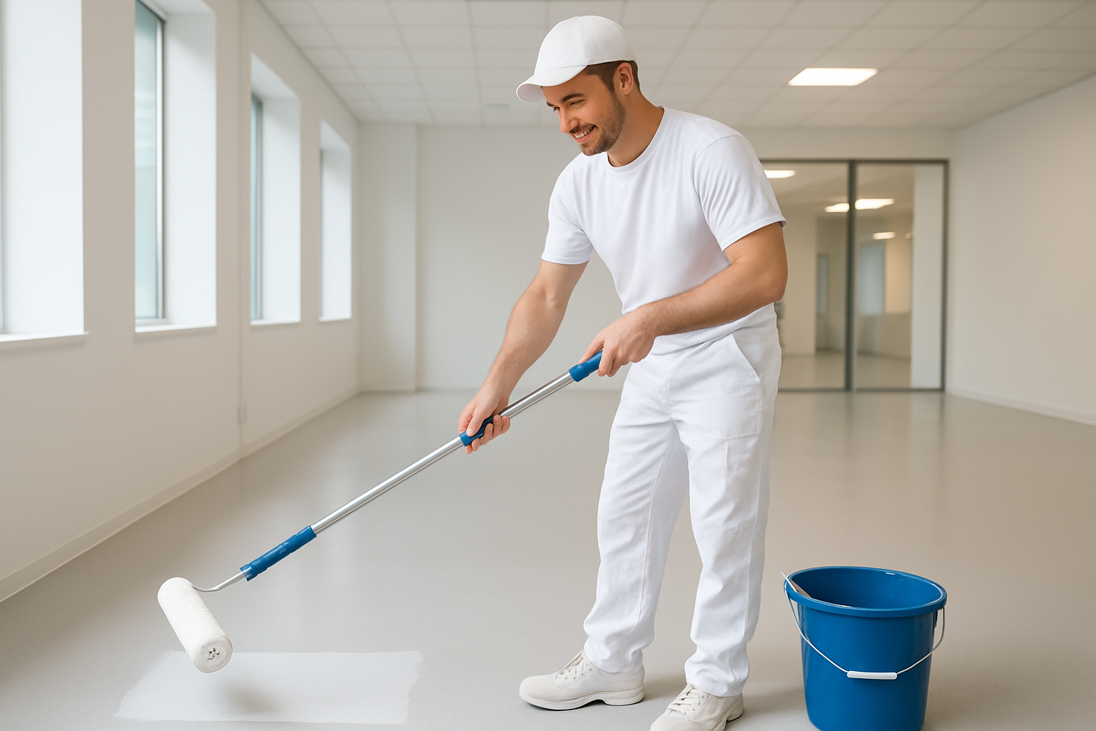 Water-based coating application